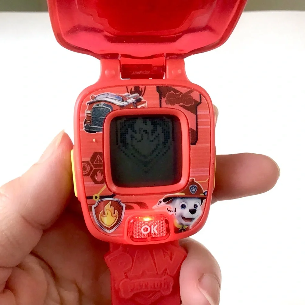 2 Vtech Kids Watches Talking Interactive Learning Paw Patrol & Bluey WORKING